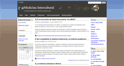 Desktop Screenshot of medicinaintercultural.org
